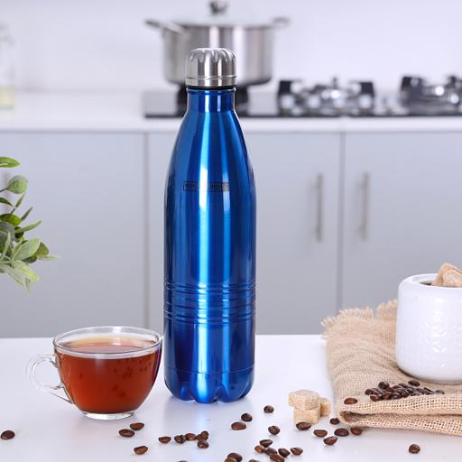 display image 1 for product Royalford 350Ml Double Wall Stainless Steel Vacuum Bottle - Portable Flask & Water Bottle - Hot & Cold