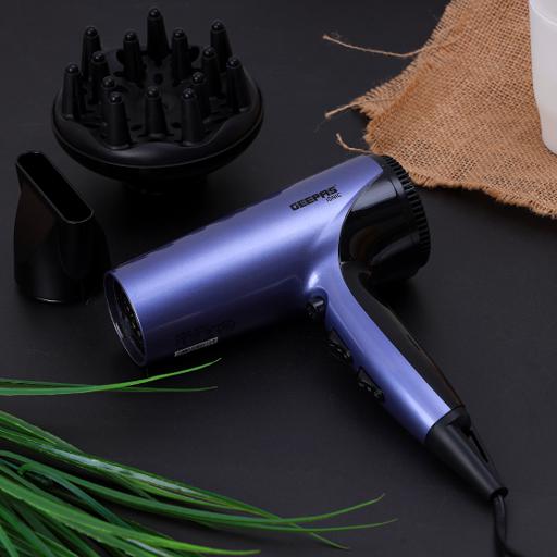 display image 2 for product Compact Travel Hair Dryer, Cool Shot Function, GHD86017 | 3 Heat & 2 Speed Settings | Removable Filter | Hang Up Hook | 1800W Portable Ionic Fast Drying Blower