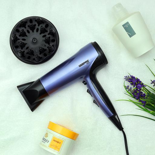 display image 3 for product Compact Travel Hair Dryer, Cool Shot Function, GHD86017 | 3 Heat & 2 Speed Settings | Removable Filter | Hang Up Hook | 1800W Portable Ionic Fast Drying Blower