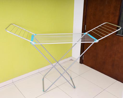 display image 1 for product Royalford Large Folding Clothes Airer - Aluminium Drying Space Laundry Durable Metal Drying Rack