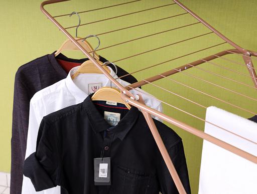 display image 6 for product Royalford Large Folding Clothes Airer - 129 * 54 Cm Drying Space Laundry Durable Metal Drying Rack
