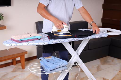 display image 5 for product Royalford 122 X 38 Cm Ironing Board With Steam Iron Rest, Heat Resistant, Contemporary Lightweight