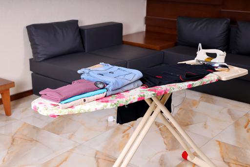 display image 10 for product Royalford Mesh Ironing Board 41X116 Cm - Portable, Steam Iron Rest, Heat Resistant Cover