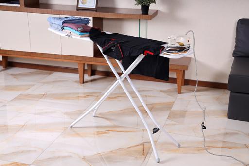 display image 1 for product Royalford Mesh Ironing Board 134Cmx33Cmx88Cm - Portable, Steam Iron Rest, Heat Resistant Cover