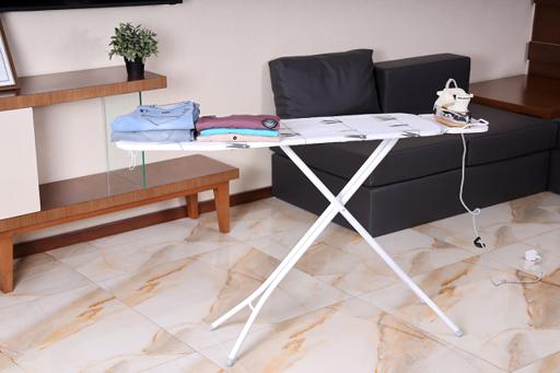display image 3 for product Royalford Mesh Ironing Board 134Cmx33Cmx88Cm - Portable, Steam Iron Rest, Heat Resistant Cover