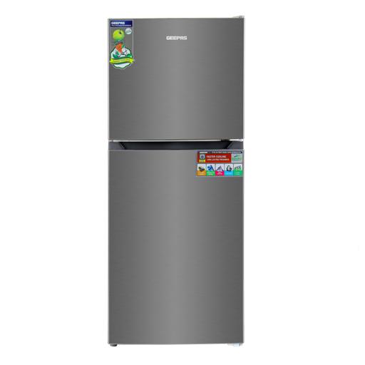 display image 0 for product Geepas 250 Litre Double Door Refrigerator - Silver