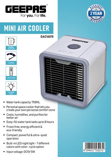 geepas mini air cooler