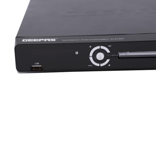 display image 7 for product Geepas GDVD6303 HD DVD Player - Portable Design with Multiple Features & Various Connecting Ports | Ideal to TV Music System & More | 2 Years Warranty