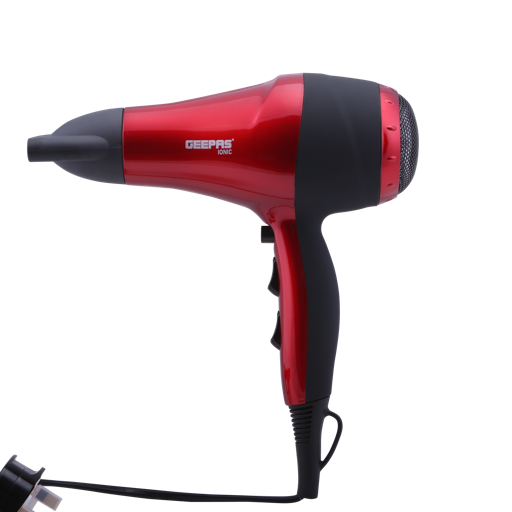 display image 9 for product Geepas GHD86018 2000W Powerful Hair Dryer - 2-Speed & 3 Temperature Settings - Cool Shot Function for Frizz Free Shine - Portable Hair Dryer with Ionic Function