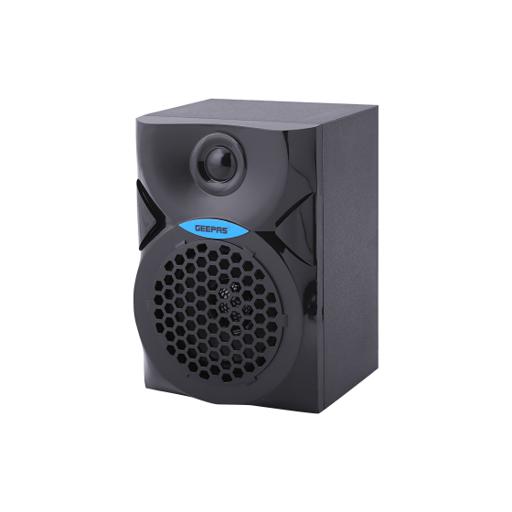 display image 6 for product Geepas GMS8585 2.1 Channel Multimedia System - Portable, 20000W PMPO, Dual Woofer| USB, Bluetooth |Ideal for Pc, Play Station, Tv, Smartphone, Tablet, & More