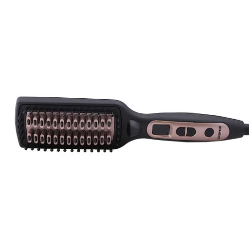 display image 7 for product Geepas GHBS86037 Ceramic  Hair Brush 45W - Temperature Control with Led Display | 60 Minutes Auto Shut-off | Perfect for Smooth Hair Massage & Styling