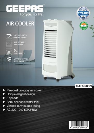 display image 14 for product Geepas GAC9583 Air Cooler, 9L