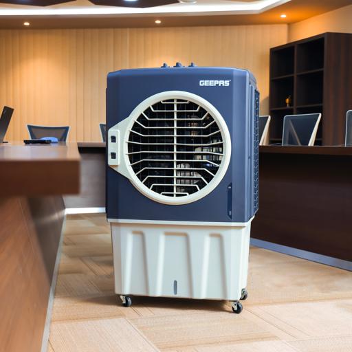 display image 7 for product Geepas 70L Air Cooler - 3Speed, Swing Function, Honey Coomb Cooling Technology with Castor Wheels Easy Mobility |Low Noise| Ideal for Room, Office, shop & More