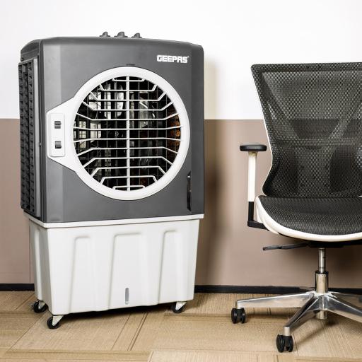 display image 2 for product Geepas 70L Air Cooler - 3Speed, Swing Function, Honey Coomb Cooling Technology with Castor Wheels Easy Mobility |Low Noise| Ideal for Room, Office, shop & More