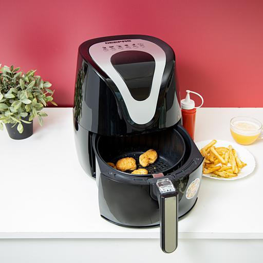 Buy Geepas 1350W Digital Air Fryer 3.2L- Hot Air Circulation Technology For  Oil Free Low Fat Dry Fry Online in UAE - Wigme
