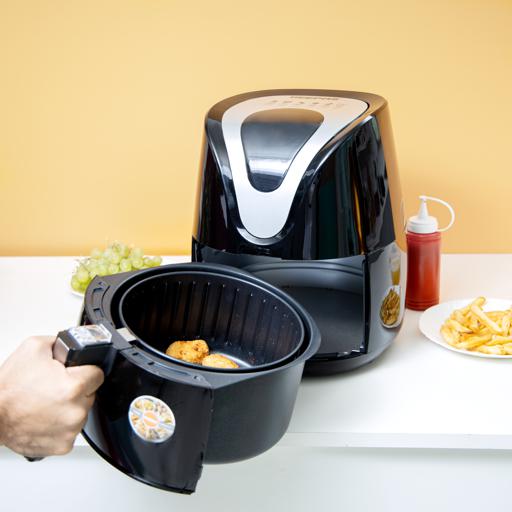display image 1 for product Digital Air Fryer, 3.5L Non-Stick Fryer, GAF37501 | Oil & Fat Free Air Fryer | Overheat Protection | Sensor Touch Panel | 7 Program for Frying | Variable Time Program