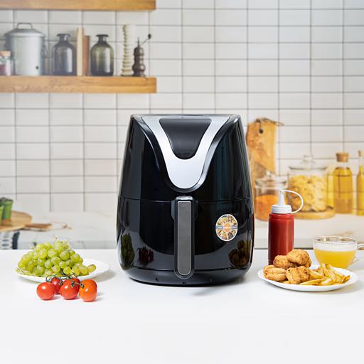 display image 3 for product Digital Air Fryer, 3.5L Non-Stick Fryer, GAF37501 | Oil & Fat Free Air Fryer | Overheat Protection | Sensor Touch Panel | 7 Program for Frying | Variable Time Program