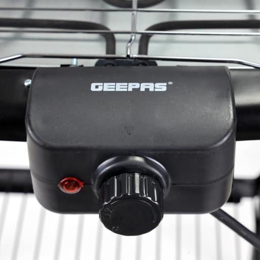 display image 7 for product Geepas 2000W Electric Barbecue Grill - Auto-Thermostat Control with Overheat Protection | Space Saving, Waterproof | Grill Chicken, Beef, Veggies & More