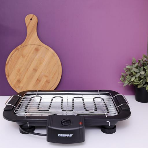 display image 1 for product Geepas 2000W Electric Barbecue Grill - Table Grill, Auto-Thermostat Control With Overheat