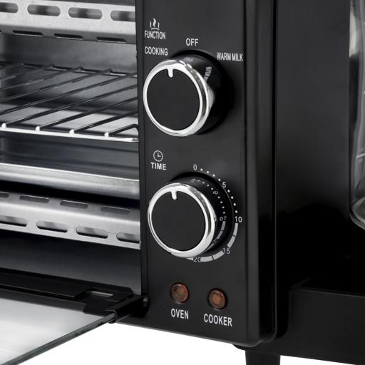 Black+Decker 9L Double Glass Multifunction Toaster Oven for