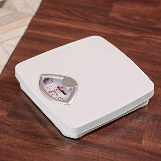 display image 2 for product Mechanical Health Scale, 125Kg Capacity, GBS4162 | Analogue Manual Mechanical Weighting Machine for Body Weight Machine | Bathroom Scale, Large Rotating dial for Accuracy