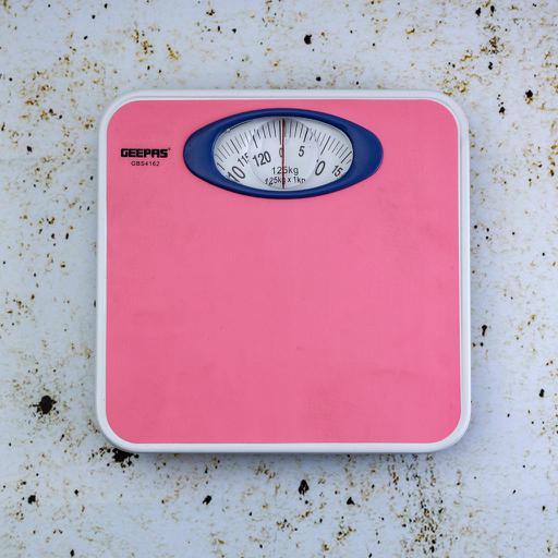 display image 2 for product Mechanical Health Scale, 125Kg Capacity, GBS4162 | Analogue Manual Mechanical Weighting Machine for Body Weight Machine | Bathroom Scale, Large Rotating dial for Accuracy