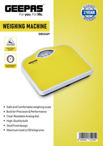 display image 9 for product  Weighing Machine GBS4169 Geepas 