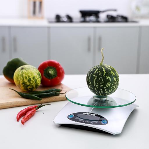 display image 2 for product Kitchen Weighing Scale High Accuracy Digital Display Weighing Scale GBS4209 Geepas
