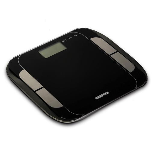 display image 1 for product Geepas Body Fat Bathroom Scales - Smart High Accuracy Digital Weighing Scales For Body Weight