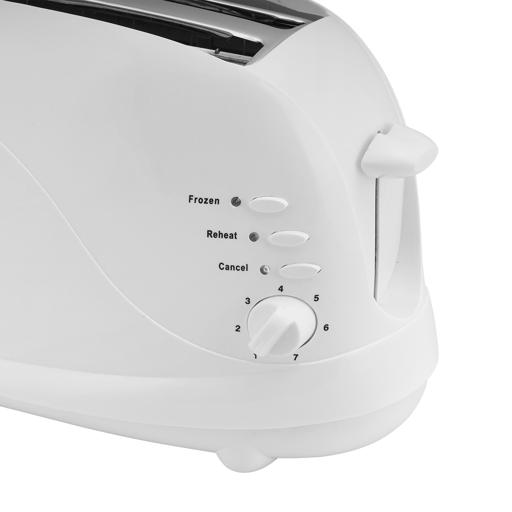 display image 6 for product Geepas 1100W 4 Slices Bread Toaster - Crumb Tray, Cord Storage, 7 Settings with Cancel, Defrost & Reheat Function |Removable crumb tray |2 years’ warranty