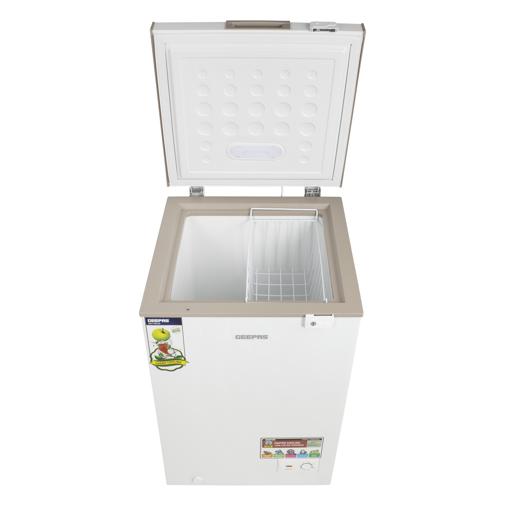 display image 5 for product Chest Freezer, Freestanding Chest Freezer, GCF1206WAH | Deep Freezer with Adjustable Thermostat | 1pc Food Basket Included | LED Light | Comes with Lock & Key