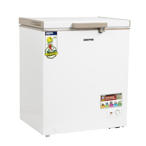 display image 9 for product Geepas GCF1706WAH 170L Single Door Chest Freezer - Adjustable Thermostat Control, High Efficiency with Compressor Switch| Food Basket| 2 Years Warranty