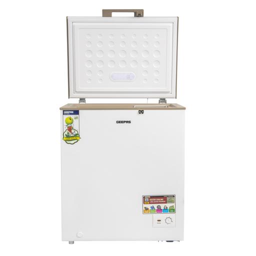 display image 6 for product Geepas GCF1706WAH 170L Single Door Chest Freezer - Adjustable Thermostat Control, High Efficiency with Compressor Switch| Food Basket| 2 Years Warranty