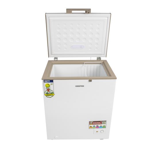 display image 8 for product Geepas GCF1706WAH 170L Single Door Chest Freezer - Adjustable Thermostat Control, High Efficiency with Compressor Switch| Food Basket| 2 Years Warranty