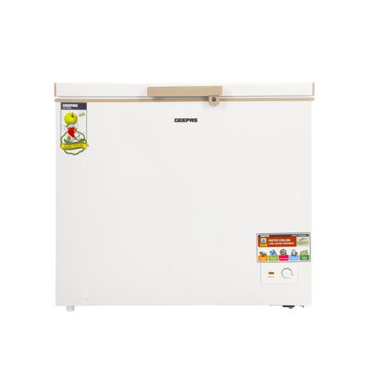 Geeppas 250L Chest Freezer 125W - Portable Refrigerator, Car Fridge Freezer, Compact Refrigerator | Ideal For Retailers, Home, Medical Shops & More | 2 Years Warranty hero image