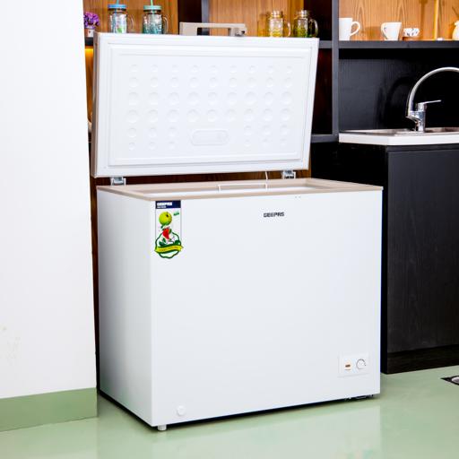 display image 2 for product Geeppas 250L Chest Freezer 125W - Portable Refrigerator, Car Fridge Freezer, Compact Refrigerator | Ideal For Retailers, Home, Medical Shops & More | 2 Years Warranty