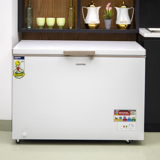 display image 6 for product Geepas 350L Chest Breezer 155W - Portable Refrigerator, 2Pcs Food Basket Freezer, Compact