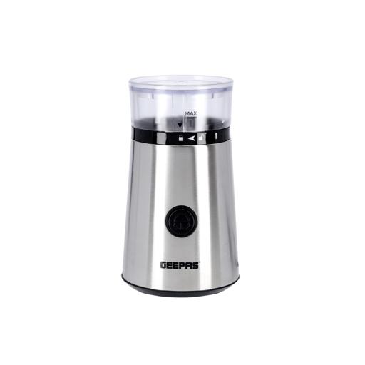 display image 0 for product Stainless Steel Coffee Grinder, 55gms Grinder, GCG5471 | Sharp Blades | Transparent Lid | Lid Safety Switch | Grinder for Dried Spice, Pepper, Grain, Coffee Bean, Nuts