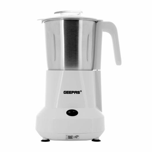display image 21 for product Geepas Coffee Grinder - 450W Electric Grinder | Separate Stainless Steel Blades for Coffee Beans, Spices & Dried Nuts Grinding | Detachable Bowl |Large Capacity Mill 