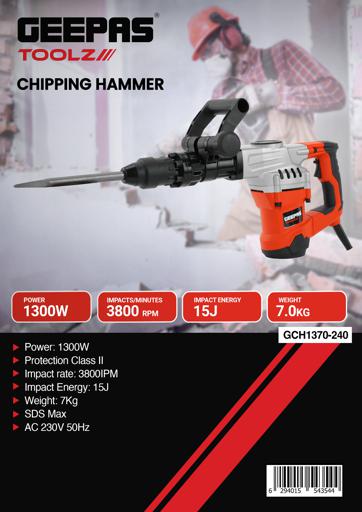 display image 13 for product Geepas Demolition Hammer