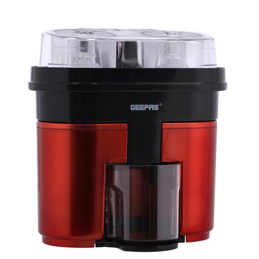 display image 0 for product Geepas Double Squeezer Citrus Juicer 90W - Electric Lemon Orange Fresh Juicers, With Anti-Drip Valve Citrus Fruits Squeezer, Quiet Motor BPA-Free 
