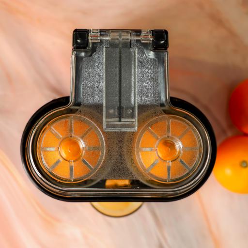 display image 17 for product Geepas Double Squeezer Citrus Juicer 90W - Electric Lemon Orange Fresh Juicers, With Anti-Drip Valve Citrus Fruits Squeezer, Quiet Motor BPA-Free 
