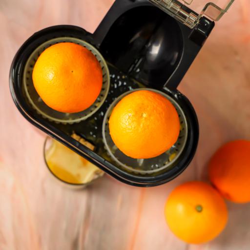 display image 8 for product Geepas Double Squeezer Citrus Juicer 90W - Electric Lemon Orange Fresh Juicers, With Anti-Drip Valve Citrus Fruits Squeezer, Quiet Motor BPA-Free 