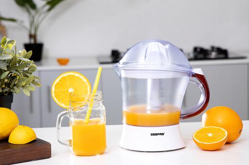 display image 3 for product Geepas 25 Watt Citrus Juicer - Quick, Healthy, Nutritious Juices - Effortless Juicer With 2 Cones