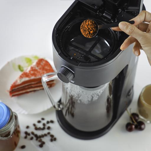 display image 6 for product Ice Tea/ Coffee Maker, With Permanent Nylon Filter, GCM41516 | Ice Tea Maker with Infusion Pitcher for Hot/Cold Water | Iced Coffee Maker for Ground Coffee with Brew Strength Selector