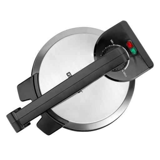 display image 11 for product Geepas GCM5429 8" Chapathi Maker - Non-stick Coating with Thermostat Control | Cool Touch Handle with Indicator Lights | Ideal for Making Breads, Chapathi, Roti