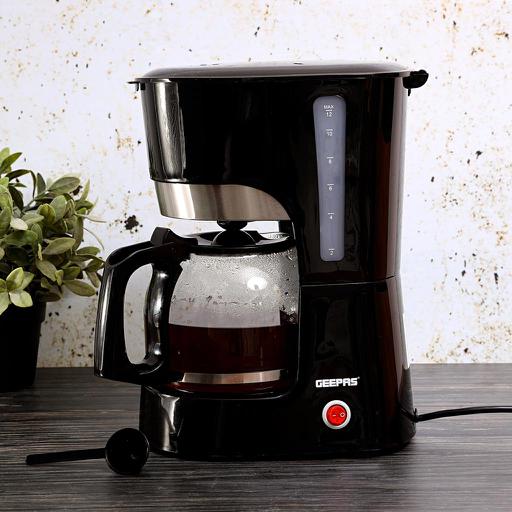 display image 3 for product Coffee Maker, 1.5L Filter Coffee Machine, GCM6103 | High Temperature Glass Carafe | Keep Warm & Anti-Drip Function | Reusable Filter | On/ Off Switch with Indicator Light