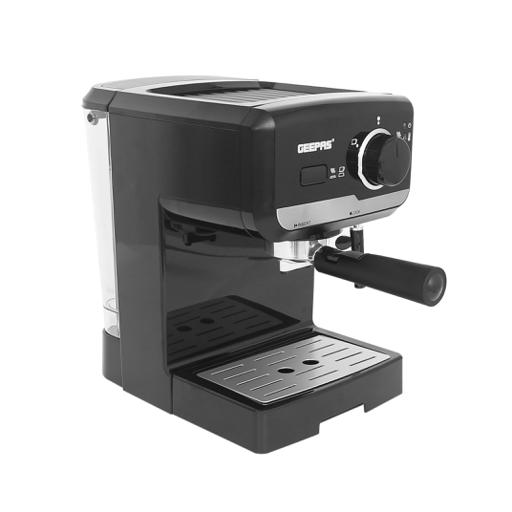 display image 7 for product Geepas 1.5L Cappuccino Maker 1140W - 15 Bar Power Brewing Pump, Dual Stainless Steel Filters, Overheat & Over Pressure Protected, Indicator On\Off Lights 