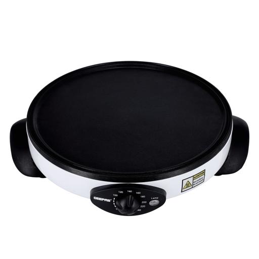 display image 7 for product Crepe Maker, 13" Die-Cast Aluminum Baking Plate, GCM63039 | Non-Stick Coating Plate | Adjustable Double Thermostat | Cord-Wrap Storage | Wooden Spatula & T-Type Spreader