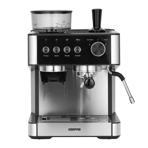 display image 0 for product Geepas Professional Coffee Machine With Grinder